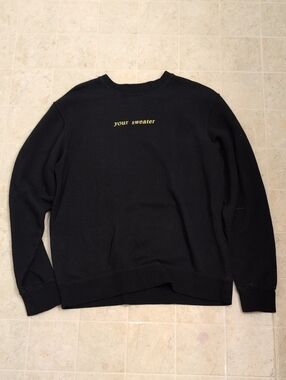 Conan Gray Black Your Sweater 2024 Crewneck
